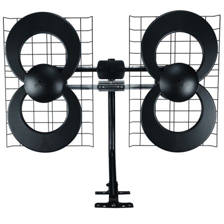 Antennas Direct C4-CJM ClearStream 4 Quad-Loop UHF Outdoor Antenna with 20" Mount