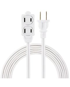 GE JASHEP51947 3-Outlet Polarized Indoor Extension Cord (9ft)